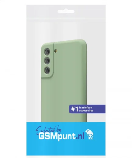 Samsung Galaxy S21 Hoesje Camera Bescherming Dun TPU Back Cover Groen afbeelding 6