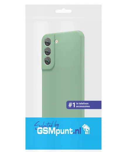 Samsung Galaxy S22 Hoesje Camera Bescherming Dun TPU Back Cover Groen afbeelding 6