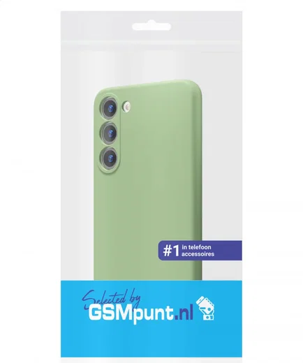 Samsung Galaxy S23 Hoesje Camera Bescherming Dun TPU Back Cover Groen afbeelding 7