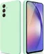 Samsung Galaxy A54 Hoesje Camera Bescherming Dun TPU Back Cover Blauw