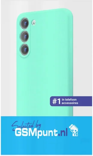 Samsung Galaxy S23 Hoesje Camera Bescherming Dun TPU Back Cover Blauw afbeelding 6