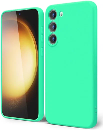 Samsung Galaxy S23 Plus Hoesje met Camera Bescherming Dun TPU Blauw afbeelding 1