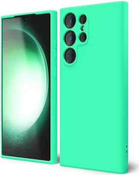 Samsung Galaxy S23 Ultra Hoesje met Camera Bescherming Dun TPU Blauw