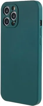 Apple iPhone 12 Pro Hoesje met Camera Bescherming Dun TPU Donkergroen