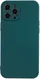 Apple iPhone 12 Pro Hoesje met Camera Bescherming Dun TPU Donkergroen afbeelding 2
