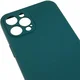 Apple iPhone 12 Pro Hoesje met Camera Bescherming Dun TPU Donkergroen afbeelding 6