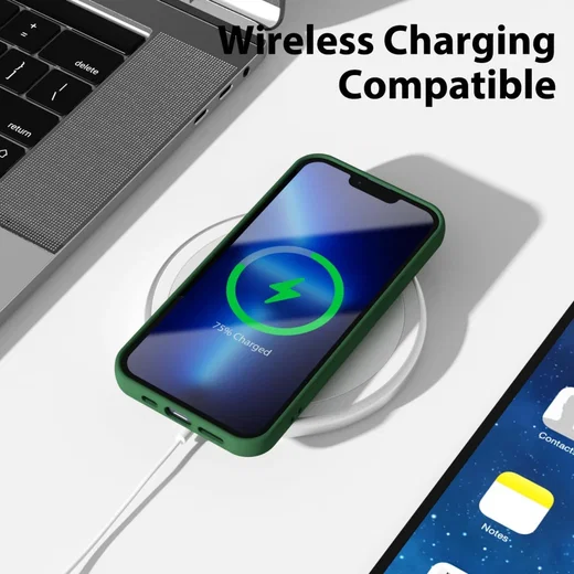 Apple iPhone 13 Pro Max Hoesje Camera Bescherming Dun TPU Donkergroen afbeelding 6