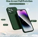 Apple iPhone 14 Pro Max Hoesje Camera Bescherming Dun TPU Donkergroen afbeelding 3