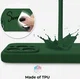 Apple iPhone 14 Pro Max Hoesje Camera Bescherming Dun TPU Donkergroen afbeelding 4