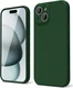 Apple iPhone 15 Hoesje met Camera Bescherming Dun TPU Back Cover Green