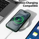 Apple iPhone 15 Hoesje met Camera Bescherming Dun TPU Back Cover Green afbeelding 7