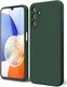 Samsung Galaxy A14 Hoesje met Camera Bescherming Dun TPU Donkergroen