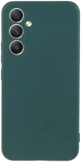 Samsung Galaxy A34 Hoesje met Camera Bescherming Dun TPU Donkergroen afbeelding 1