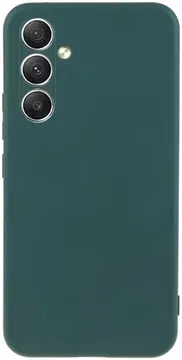 Samsung Galaxy A34 Hoesje met Camera Bescherming Dun TPU Donkergroen
