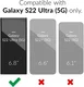 Samsung Galaxy S22 Ultra Hoesje met Camera Bescherming Dun TPU Donkergroen afbeelding 6