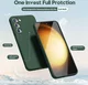Samsung Galaxy S23 Plus Hoesje Camera Bescherming Dun TPU Donkergroen afbeelding 2