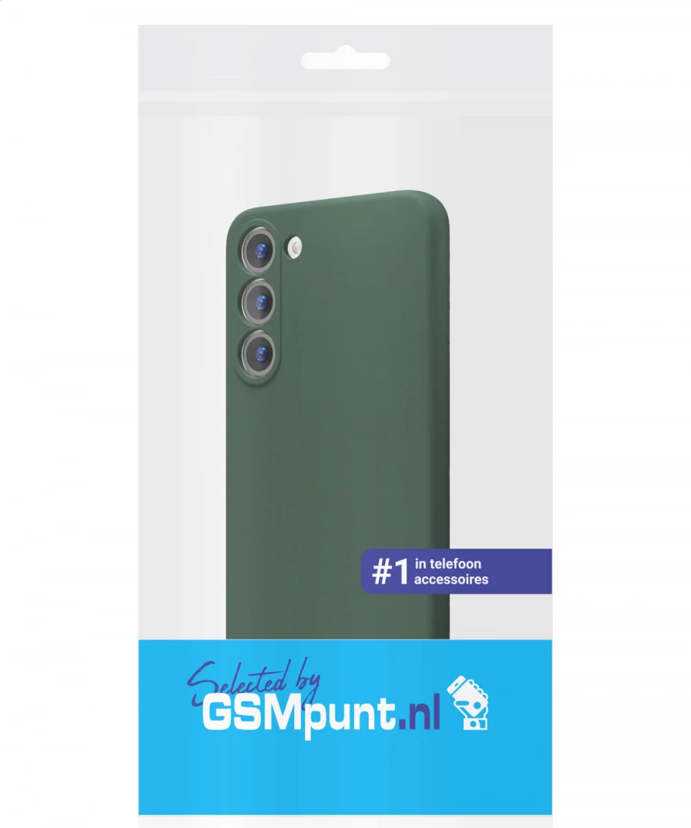 Samsung Galaxy S23 Plus Hoesje Camera Bescherming Dun TPU Donkergroen afbeelding 7