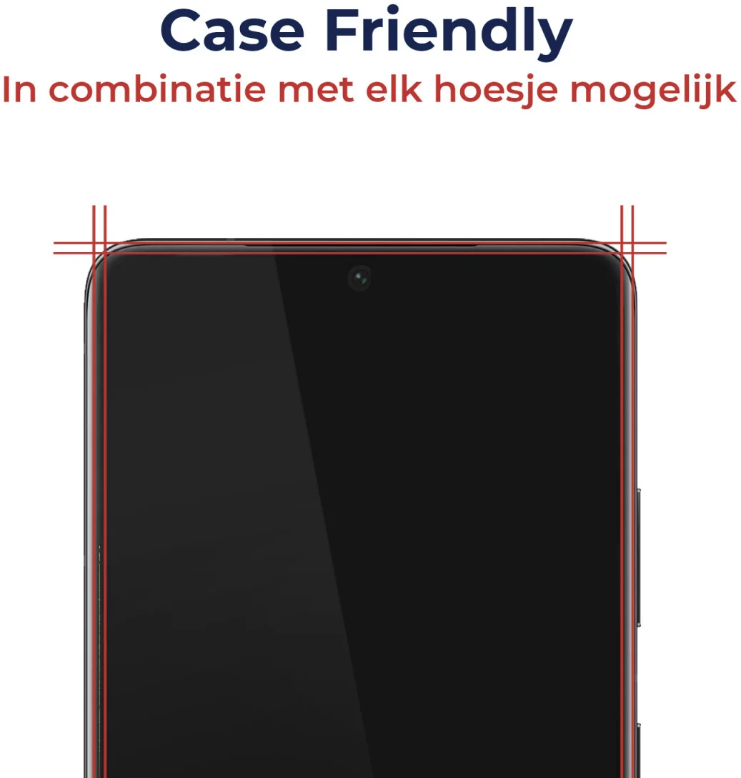 Rosso Samsung Galaxy S23 FE Tempered Glass met Installatietray afbeelding 4