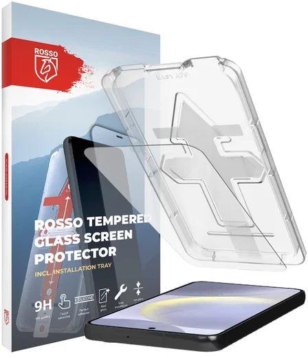 Rosso Samsung Galaxy S24 Tempered Glass Fingerprint en Case Friendly afbeelding 1