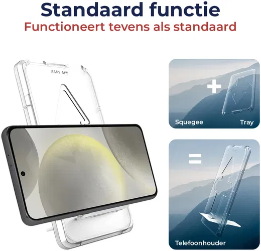 Rosso Samsung Galaxy S24 Plus Tempered Glass Fingerprint Case Friendly afbeelding 6