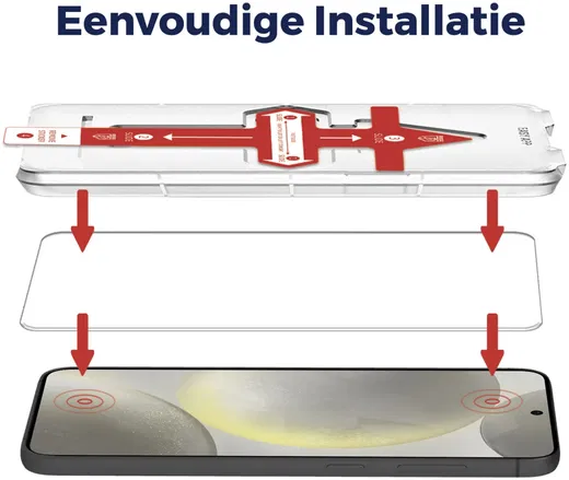 Rosso Samsung Galaxy S24 Plus Tempered Glass Fingerprint Case Friendly afbeelding 5