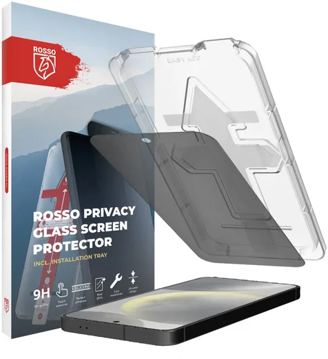 Rosso Samsung Galaxy S24 Plus Privacy Glass met Installatietray afbeelding 1