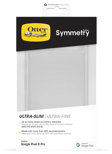 OtterBox Symmetry Google Pixel 8 Pro Hoesje Back Cover Transparant afbeelding 5
