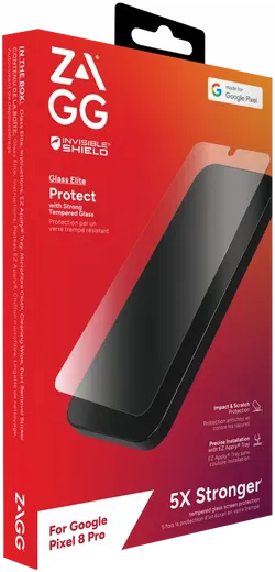 ZAGG InvisibleShield Glass Elite Google Pixel 8 Pro Screen Protector afbeelding 3