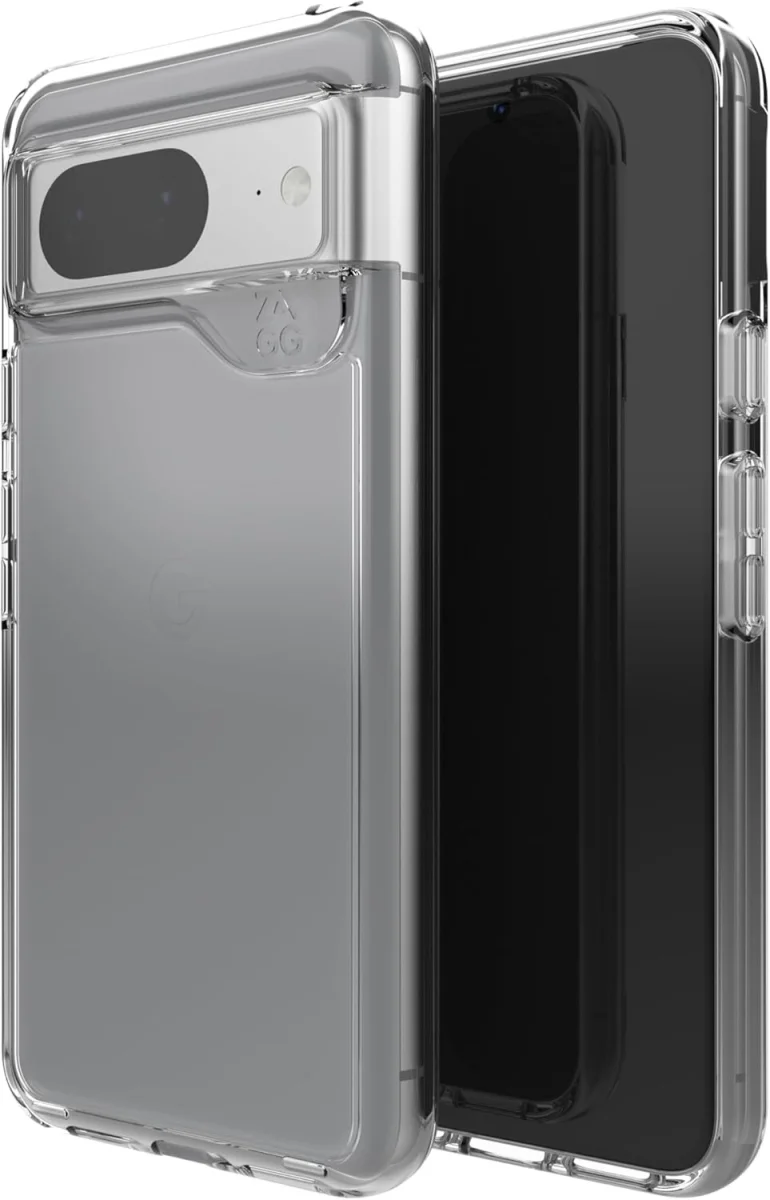 ZAGG Crystal Palace Google Pixel 8 Hoesje 4M DropProof Back Cover Transparant afbeelding 1