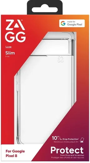 ZAGG Luxe Google Pixel 8 Hoesje 3M Valbescherming Transparant afbeelding 12
