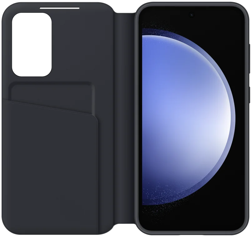 Origineel Samsung Galaxy S23 FE Hoesje Smart View Wallet Case Zwart afbeelding 2