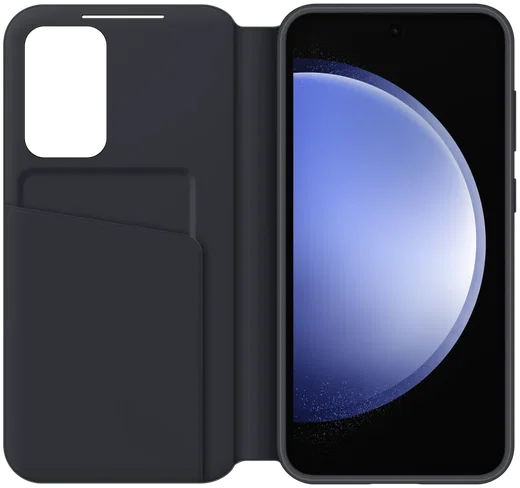 Origineel Samsung Galaxy S23 FE Hoesje Smart View Wallet Case Zwart afbeelding 2