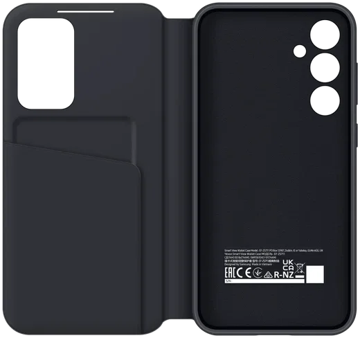 Origineel Samsung Galaxy S23 FE Hoesje Smart View Wallet Case Zwart afbeelding 5