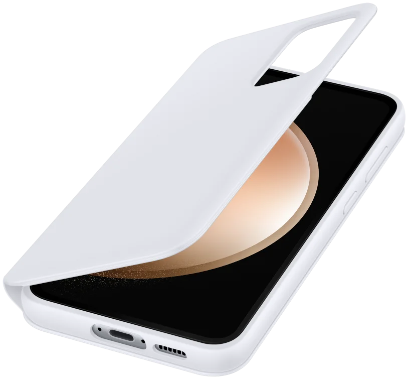 Origineel Samsung Galaxy S23 FE Hoesje Smart View Wallet Case Wit afbeelding 1