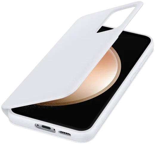 Origineel Samsung Galaxy S23 FE Hoesje Smart View Wallet Case Wit afbeelding 1