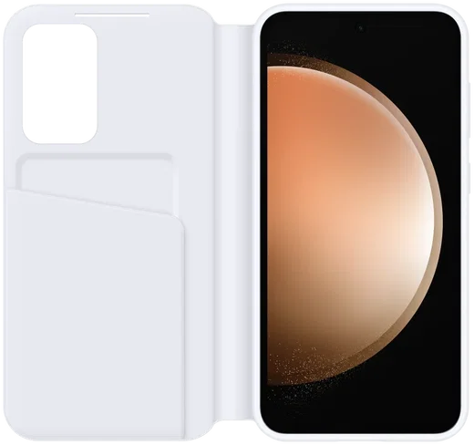 Origineel Samsung Galaxy S23 FE Hoesje Smart View Wallet Case Wit afbeelding 2