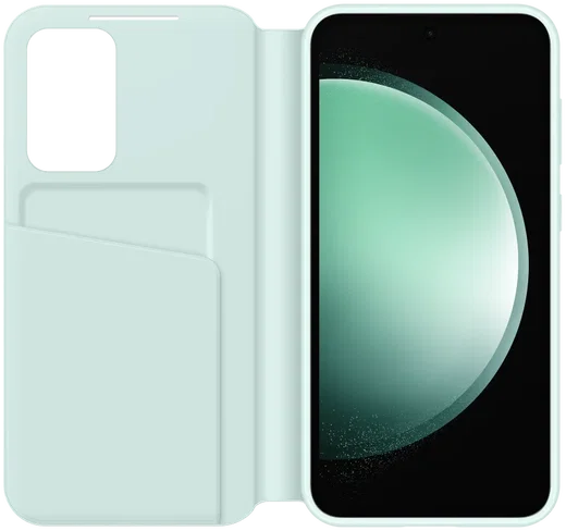 Origineel Samsung Galaxy S23 FE Hoesje Smart View Wallet Case Mint afbeelding 2