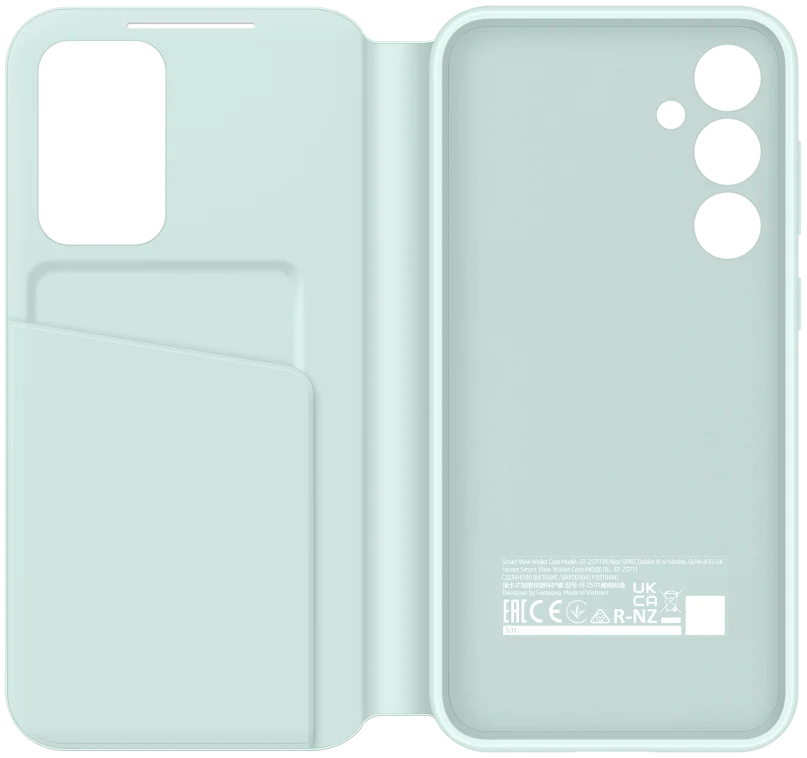 Origineel Samsung Galaxy S23 FE Hoesje Smart View Wallet Case Mint afbeelding 5