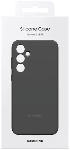 Origineel Samsung Galaxy S23 FE Hoesje Silicone Case Cover Graphite afbeelding 7
