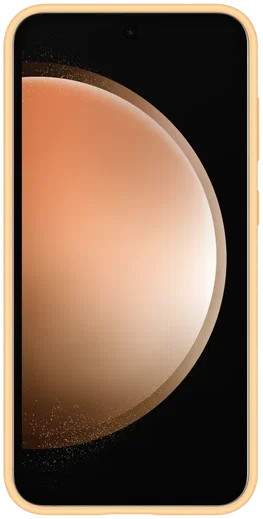 Origineel Samsung Galaxy S23 FE Hoesje Silicone Case Cover Peach afbeelding 3