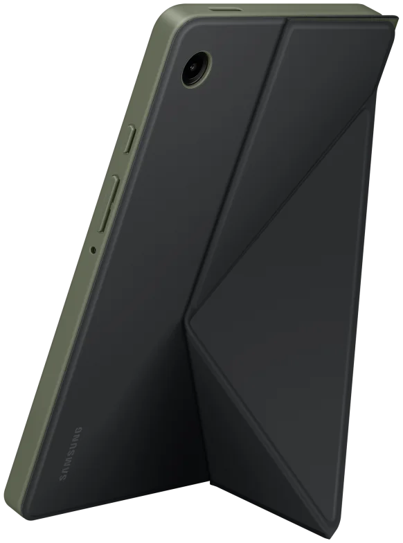 Originele Samsung Galaxy Tab A9 Hoes Book Cover Zwart/Groen afbeelding 1
