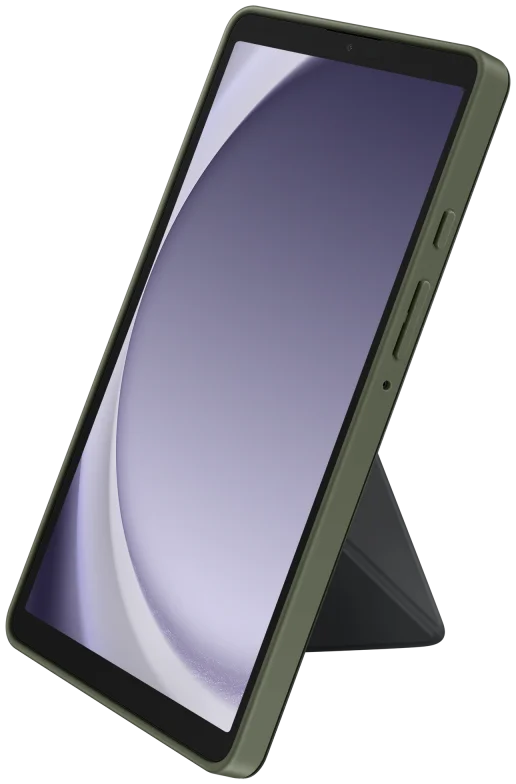Originele Samsung Galaxy Tab A9 Hoes Book Cover Zwart/Groen afbeelding 2