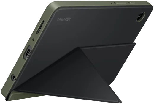 Originele Samsung Galaxy Tab A9 Hoes Book Cover Zwart/Groen afbeelding 4