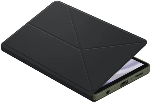 Originele Samsung Galaxy Tab A9 Hoes Book Cover Zwart/Groen afbeelding 6