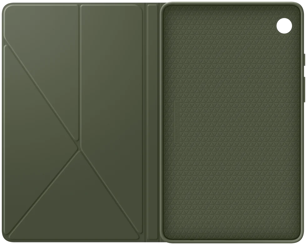 Originele Samsung Galaxy Tab A9 Hoes Book Cover Zwart/Groen afbeelding 8