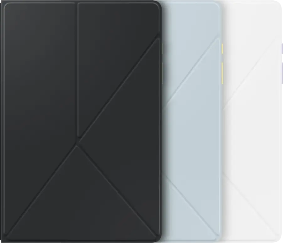 Originele Samsung Galaxy Tab A9 Plus Hoes Book Cover Zwart/Groen afbeelding 11