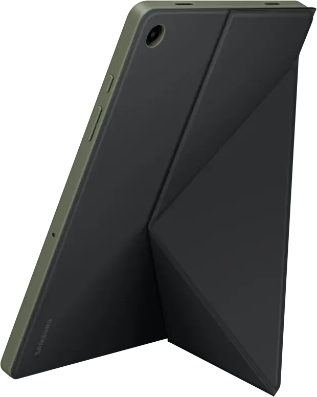 Originele Samsung Galaxy Tab A9 Plus Hoes Book Cover Zwart/Groen afbeelding 1