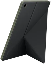 Originele Samsung Galaxy Tab A9 Plus Hoes Book Cover Zwart/Groen afbeelding