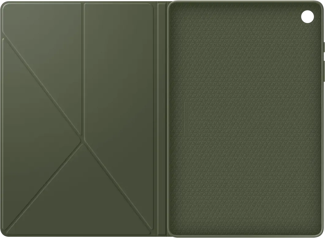 Originele Samsung Galaxy Tab A9 Plus Hoes Book Cover Zwart/Groen afbeelding 7