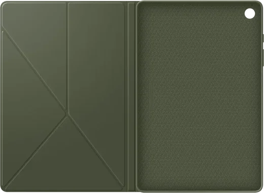 Originele Samsung Galaxy Tab A9 Plus Hoes Book Cover Zwart/Groen afbeelding 7